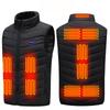 Heated Vest Men Women Usb Heated Jacket Heating Thermal Clothing Hunting Winter Fashion Heat Jacket