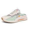 2024 Fashion Comfortable Men's Shoes Anti-slip Walking Shoes Lightweight Breathable Flat Half Slippers Trendy No Heel Footwear