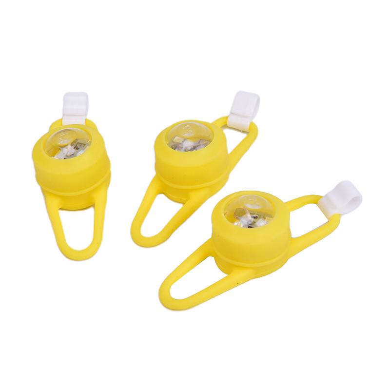 Colorful Bicycle Small Yellow Led Ring Lights Bicycle Bell Road Bike Accessories