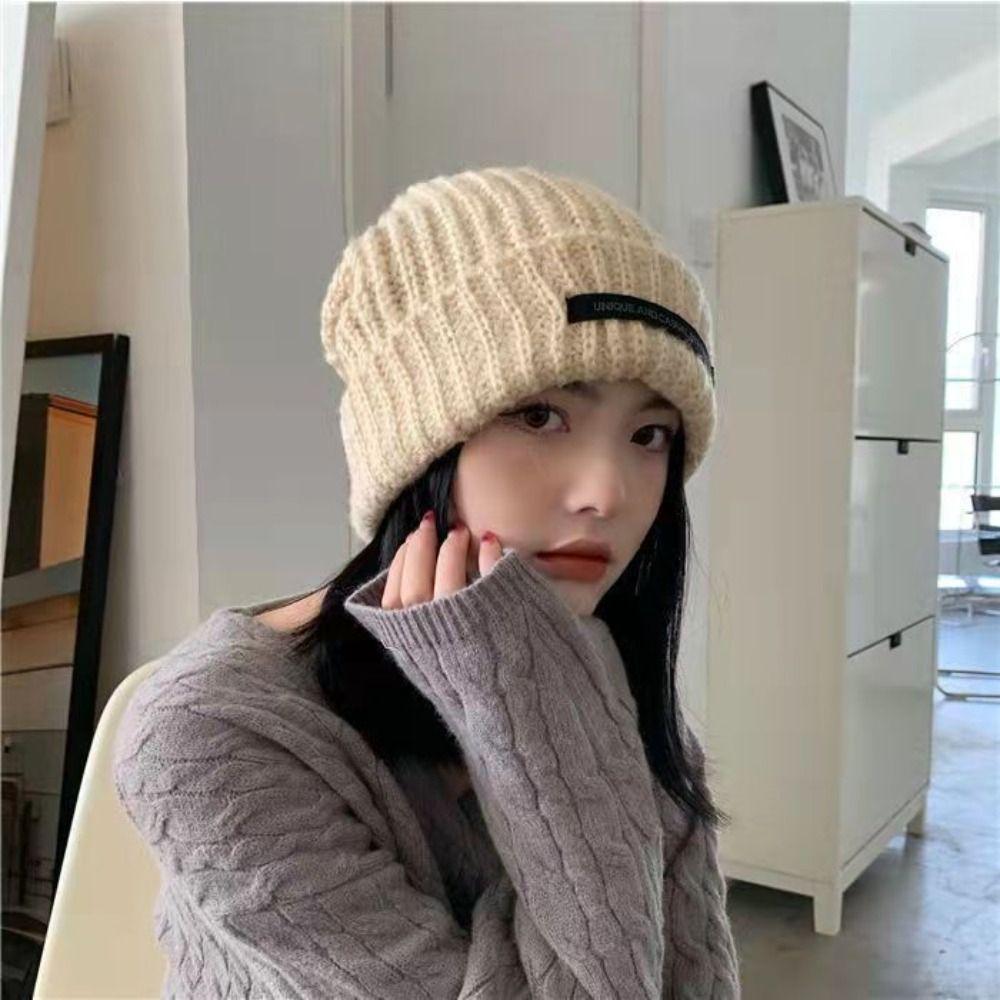 Woman/Men Knitted Beanies Multi Colors Female Beanie Caps High Quality Warmer Bonnet  Outdoor
