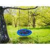 Balançoire Nid Bleu En Polyester 600D Balançoire De 95 Cm De Diamètre Avec Cordes