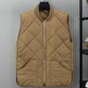 Autumn Warm Vest Male Padded Coats   New Loose Zipper Sleeveless Jackets Winter Korean Style Padded Waistcoat