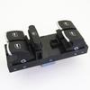 FHAWKEYEQ 10 Pin Chrome Master Power Window Switch For Jetta MK5 MK6 GTI Golf 5 6 Passat B6 Tiguan Rabbit 5ND 959 857