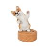Ubia Dancing Welsh Corgi Smartphone X X 16 Welsh Music H20373 Stand, 12.8 9.8 Cm, Doll, Corgi, Figurine, Ornament, Animal, Dog, Music, Dancing, Cute,