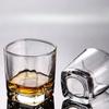 Thickened Square Glass Cup Household Tea Cups Transparent Water Cup Beverage Whiskey Beer Cup for Bar KTV Party Drinking Glasses