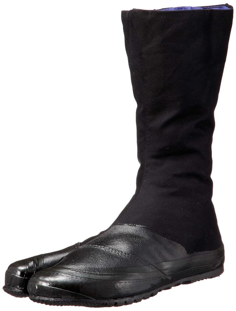 Kokos Nobuoka Work Tabi, Practical Underground Tabi, 12 Tabs, Waterproof, Black, 28 Cm