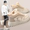 ZY12265 New Autumn and Winter Muffin Thick-soled Warm Women's Shoes with Velvet and Snow Cotton To Increase Height and Wear Resistance