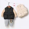 Children's Lamb Fleece Vest Boys and Girls Baby Thick Warm Down Cotton Vest  Autumn and Winter Outdoor Wear Vest