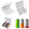 Battery Storage Box 4/24 Slots AA Battery Storage Case Battery Case Transparent Holder Organize F0G6