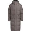 Long Down Comfortable Long Warm Versatile Down Jacket Unisex Outerwear Charcoal-Gray JW6741