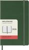 Moleskine 2026 Daily Pocket Size X Myrtle Starting In January Planner, 12-Month Diary, (9cm 14cm), Hardcover, Green, DHK1512DC2Y26,