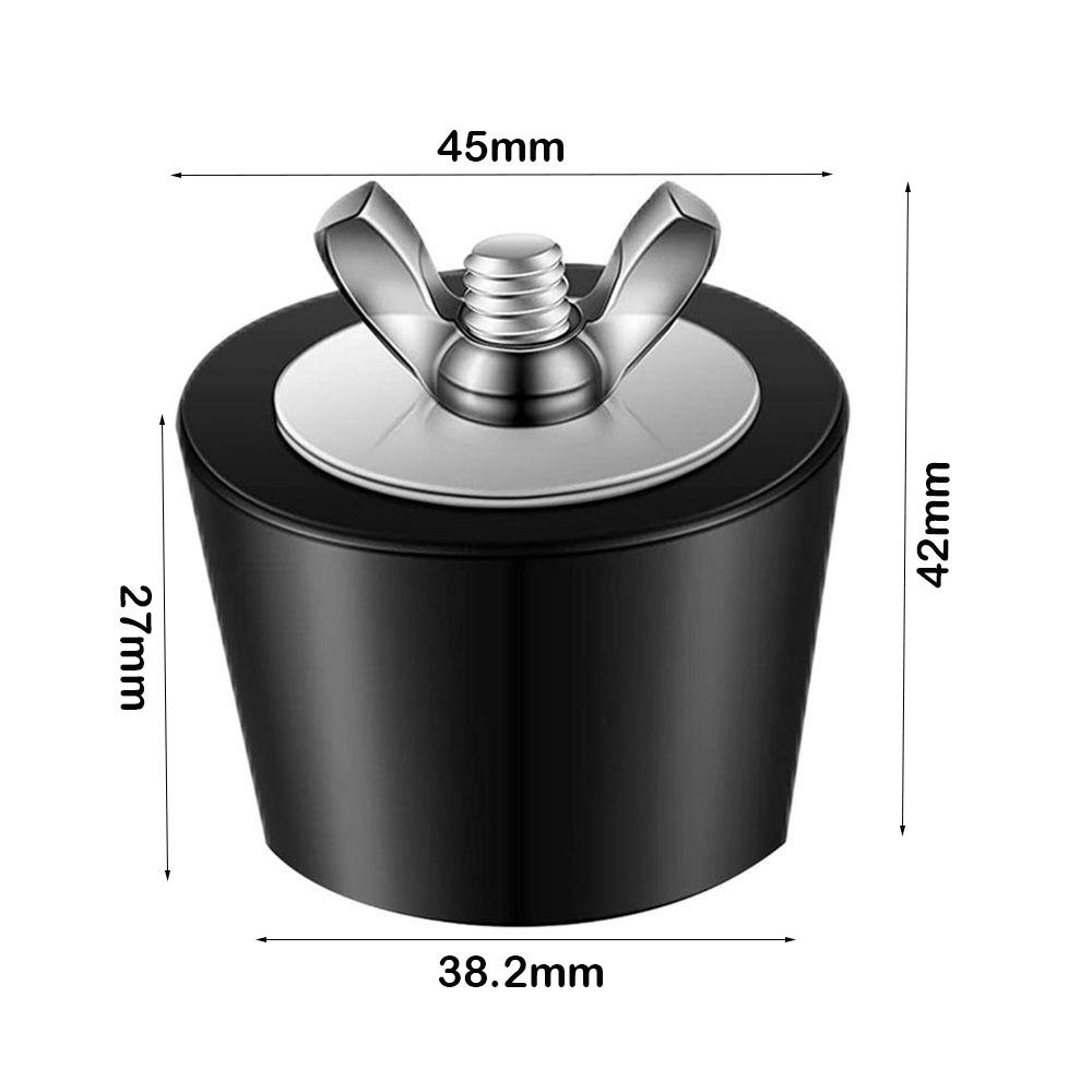 Black Swimming Pool Leak Proof With Stainless Steel Screw Pool Plugs Pool Winterizing Plug