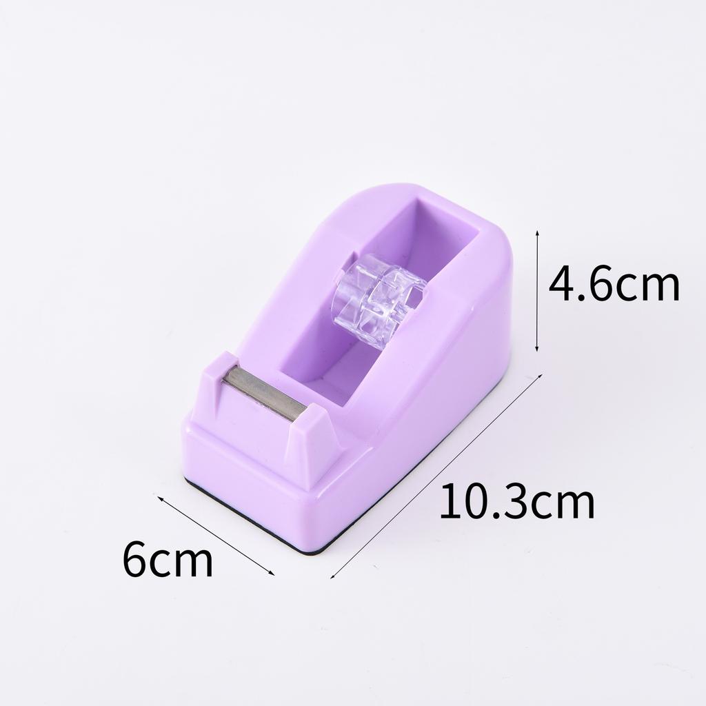Plastic Tape Dispenser Office Desktop Tape Holder Cutter School Stationery Office Supplies Accessories Packing Tools