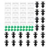 60Pcs Side Sill Skirt Clips Rocker Panel Moulding Clips For BMW E82 E90 E91 E92
