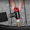 CO2 Bicycle Tire Inflator CO2 Bicycle Pump Aluminum Alloy CO2 Pumps Inflator Head Mini Bike CO2 Injector for Bicycle Basketball