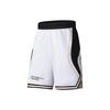 Professional Series Color Block Letter Print Basketball Shorts Men Shorts White AAPS121-2