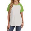 Women's Short Sleeve T Shirts Round Neck Cute Tunic Tops Basic Tees Blouses Loose Fit Pullover