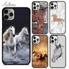 Horse Pony Pattern 2020 Phone Case for iPhone 11 12 13 14 Pro Max Mini XR XS SE 2020 7 8 Plus Samsung Galaxy S21 S22 Shell