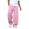 Men's Solid Color Loose Wide Leg Sweatpants Men's Casual Fashion Sweatpants
