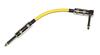 Canare GS-6 Patch Cable, 15cm, L-S Type, Yellow, 1 Piece