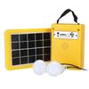 Portable Solar Panels Charging Generator Power System Home Outdoor Lighting for LED Bulb Solar Generators with FM Radio