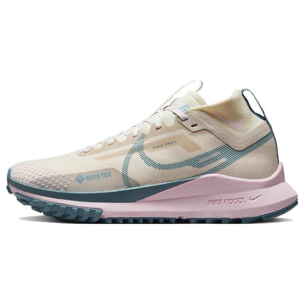 Nike React Pegasus Trail 4 GORE-TEX Sanddrift Pearl Pink Women Sneakers Cream Coconut-Milk Mineral-Teal DJ7929-100