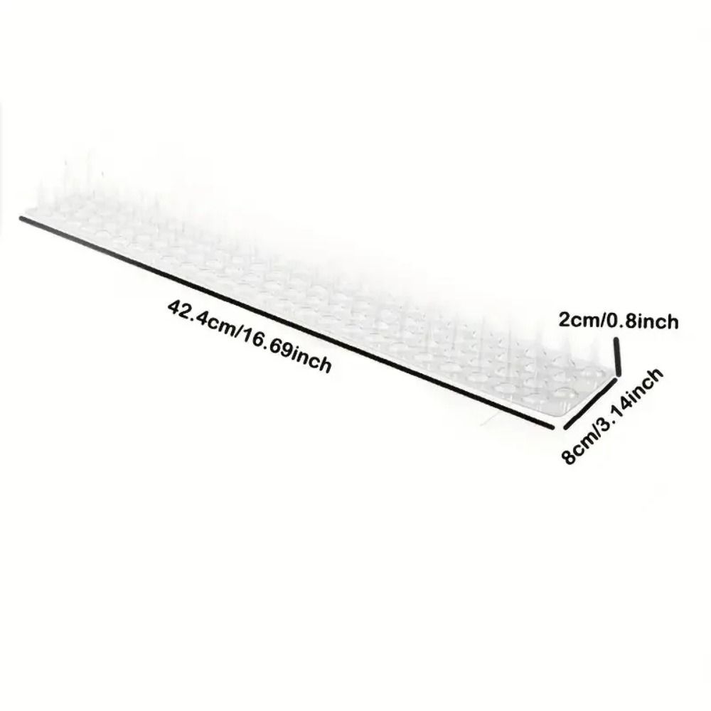 10/20Pcs Strips Bird Spike Repellent Plastic Bird Control Spikes Anti Pigeons Away Spikes