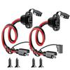 1/2Sets SAE Quick Connector Harness SAE Adapter Male Plug To Female Socket Cable 12AWG SAE Extension Cable Waterproof ForCharger