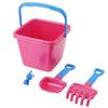 CAPTAIN STAG Clam Hunting Horn Bucket 4 Piece Set Pink