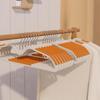 Cross-Border Non-Slip Hanger Set: 10-Pack Thickened, No-Mark, Short Neck, Wet & Dry Clothes Support for Student Household.