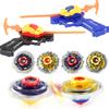 Alloy Battle Gyro Set, Battle Gyro Gun Ruler Launcher 2-In-1 Battle Gyro Toy
