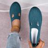 Fly-knit Shoes with A Wide Round Toe Casual Women's Shoes