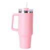 40oz Straw Insulated Tumbler with Handle Portable Water Cup Stainless Steel Vacuum Thermal Insulated Mug for Cold Hot Beverages