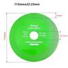 Glass Cutting Disc 20mm Inner Hole Diamond Marble Saw Blade Jade Crystal Wine Bottles Grinding Chamfering Polishing Cutting Disc
