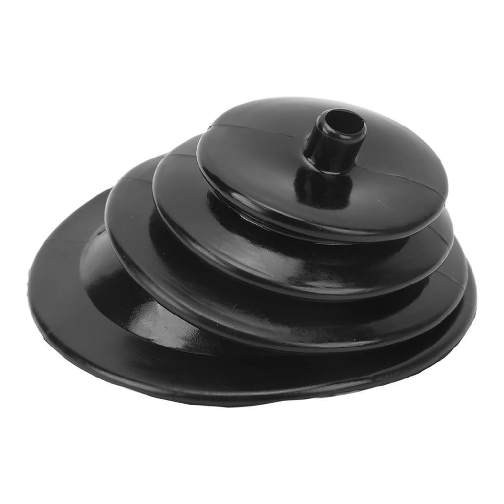 5.25in Round Shifter Boot with Chrome Ring 1651 Universal Automotive Body Parts for Car