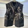Vest Denim Women Summer Cotton Vest Oversize Solid Color Plus Size Casual Sleeveless Coat Buttons Vest