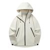 Cozy Up Mens Rain Jacket Waterproof with Hooded Hiking Coat Lightweight Windbreaker