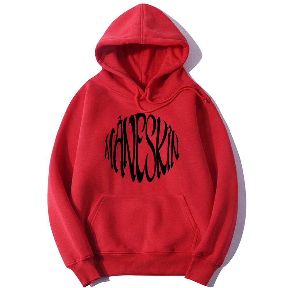 Maneskin Hoodie New Fashion Women Oversized Loose O-Neck Casual Sweatshirts Hoodies Harajuku Fleece Pullovers Hoody 11 Colors