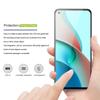 AMORUS Silk Printing HD Full Glue Full Coverage Tempered Glass Screen Protector for Xiaomi Mi 11 Lite 4G/5G/11 Lite 5G NE
