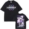 KPop Demon Hunters Graphic T Shirt Short Sleeve 100%Cotton Tee-shirt Vintage Tshirt Hip Hop Punk Clothing Tops