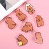 Kapibara Acrylic Capybara Pin Cute Kapibara Badge Exquisite Capybara Brooch  Skirts
