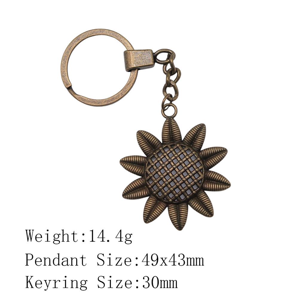 Valentine's Day Car Key Ring The Flower Of Life Keychains Backpack Key Chain For Car