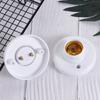 10pcs E27 Screw Cap Socket White Gold Ceiling Light Lamp Bulb Fixing Base Stand Light Bulb Holder Lamp Socket For Home 6A 250V