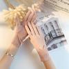 Driving Sunscreen Gloves Women's Summer Pure Cotton Touch Screen Thin
