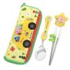 Guli Guli Brain Development Correction Cutlery Case Set GGK-PM208, Mixed Colors, 1 Set
