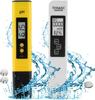 Digital pH Meter Portable Water Quality Tester with Glass Probe 0-14 pH Range High Accuracy Testing Kit for Lab and Home Use 