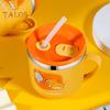 Learn Drinking Cup Lovely Practical Reusable Durable Universal Stainless Steel Coffee Juice Cup for Child