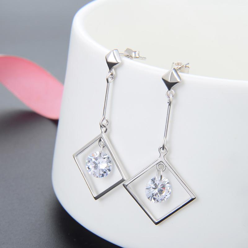 Lindon 925 Sterling Silver Earrings Drop Earrings For Women Wedding Party Gifts
