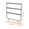 1PC Iron Earring Rack with 72 Holes and Multi-layer Earring Jewelry Display Rack