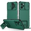 Shockproof Case For Realme C35 C31 C25 C21Y C20 C17 C15 Slide Camera Lens Protection Stand Phone Cover For Realme 9i 7i 5i
